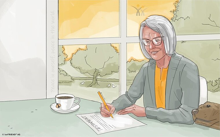 Frau Setzt Testament Auf iurFRIEND® AG